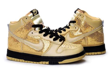 gold high tops womens